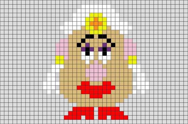 Mrs Potato Pixel Art