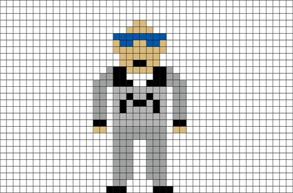 Mugatu Zoolander Pixel Art