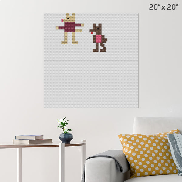 Mulan e Penelope Brick Poster