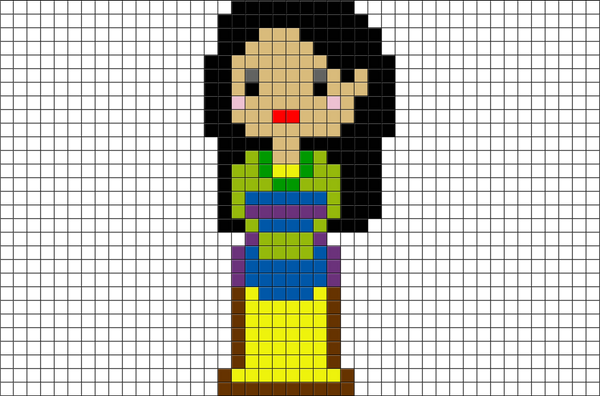Mulan Pixel Art