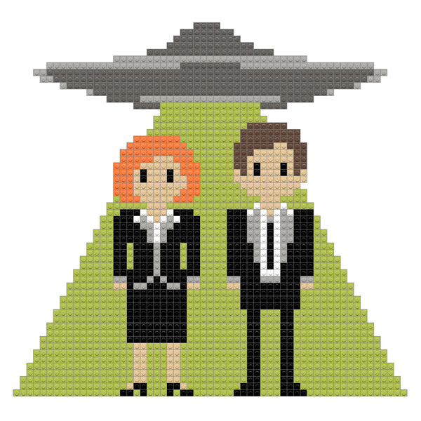 Mulder y Scully / Cuadro