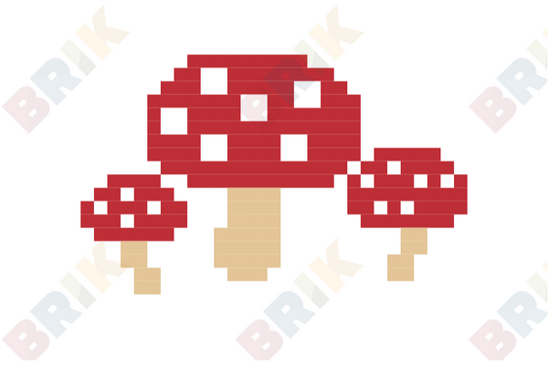 Mushroom Pixel Art