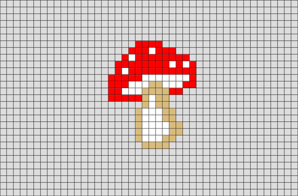 Mushroom Pixel Art