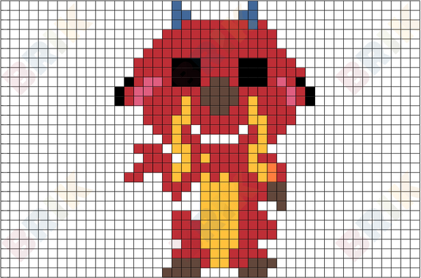 Mushu Pixel Art