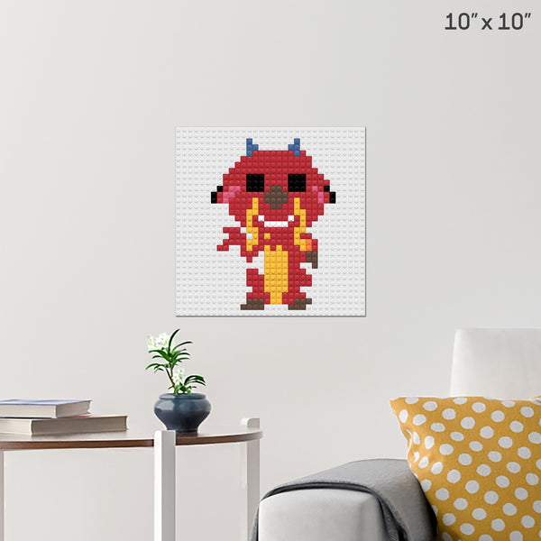 Mushu Brick Poster