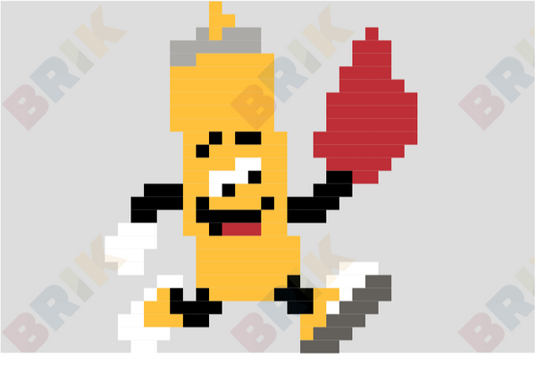 Mustard Pixel Art