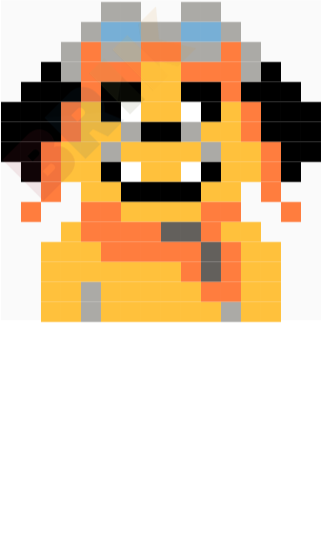 Muttley Pixel Art