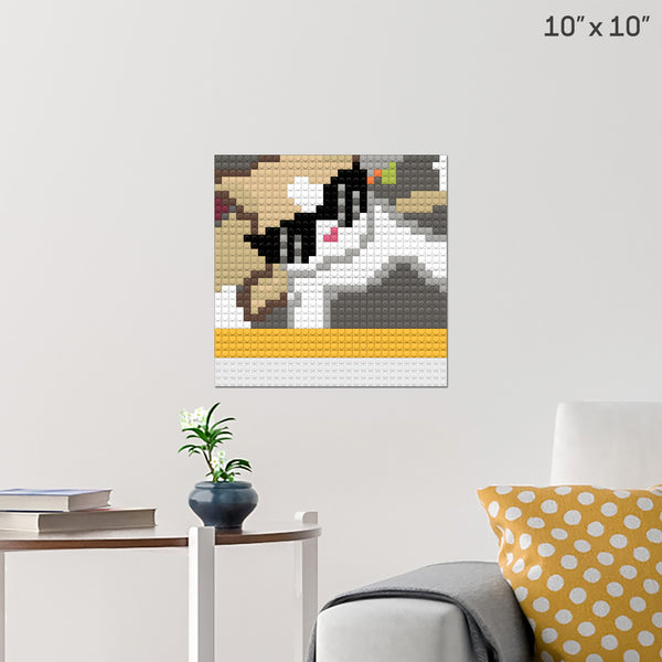 My Cat Brick Poster