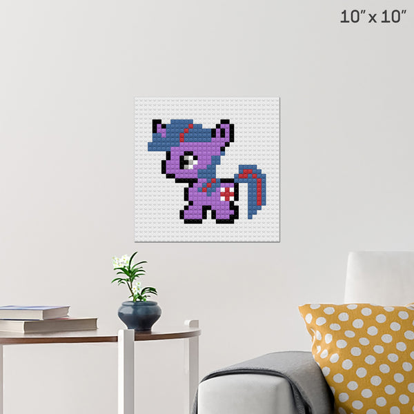 My Little Pony Twilight Sparkle Brick Poster