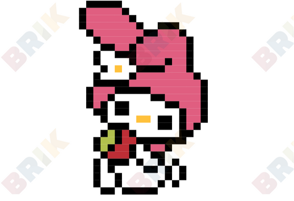 My Melody Pixel Art