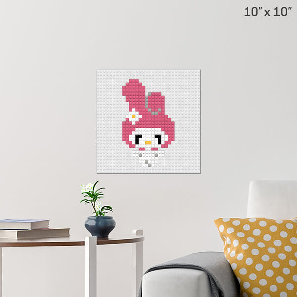 My Melody Brick Poster