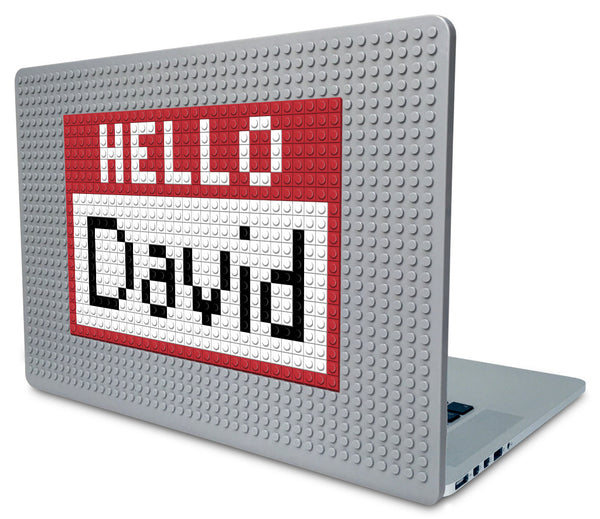 Name Tag Laptop Case