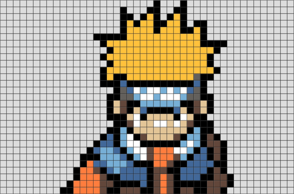 Naruto Pixel Art