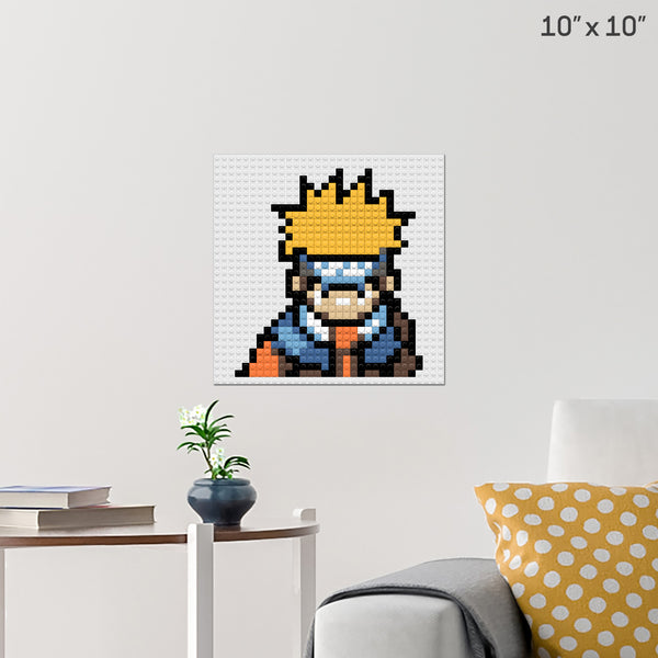 Naruto Brick Poster