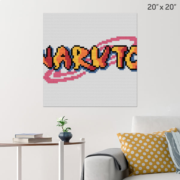 Naruto Brick Poster
