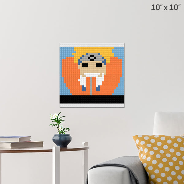 Naruto Brick Poster