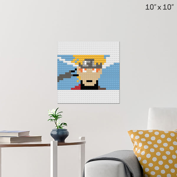 Naruto Sage mode Brick Poster