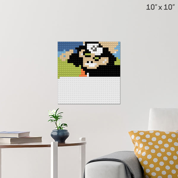 Naruto Uzamaki Brick Poster
