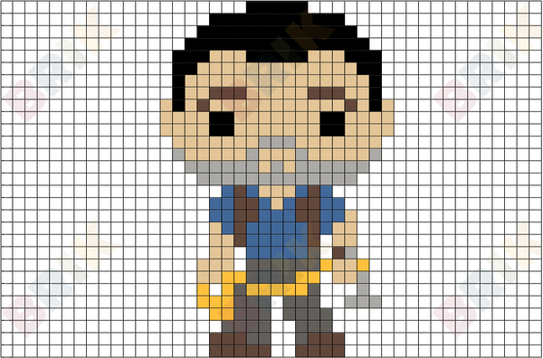 Nathan Drake Pixel Art