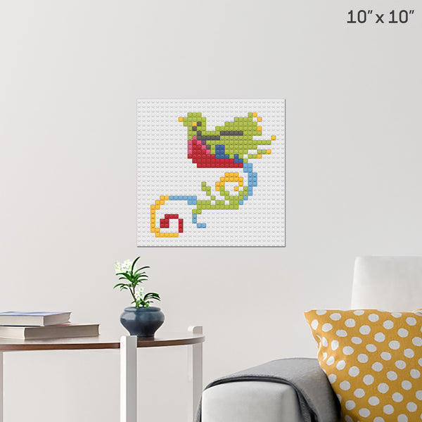 National Bird Day Brick Poster