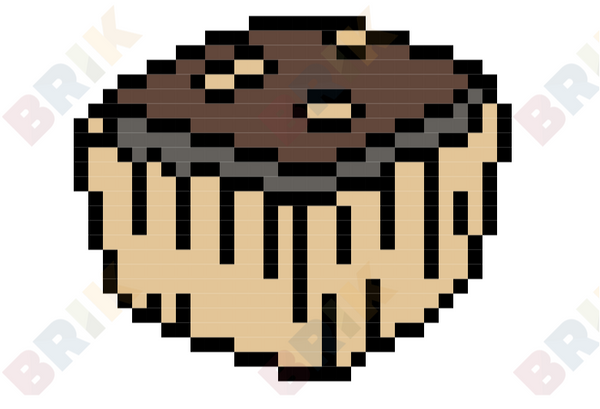 National Brownie  Day Pixel Art