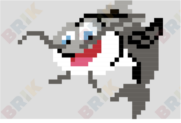 National Catfish Month Pixel Art
