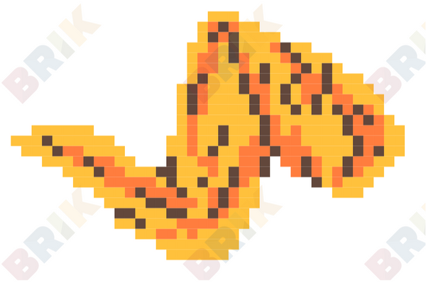 National Chicken Wing Day Pixel Art
