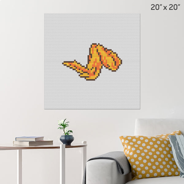 National Chicken Wing Day Brick Poster