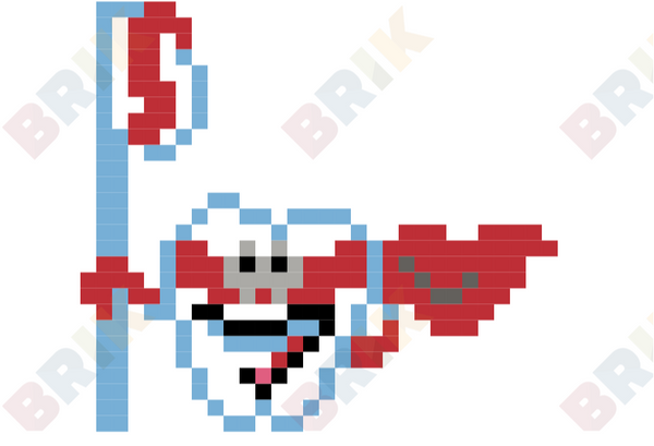 National Children's Dental Health Month Pixel Art