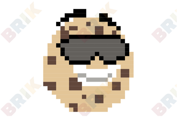 National Chocolate Chip Cookie Day Pixel Art