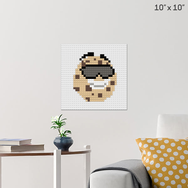 National Chocolate Chip Cookie Day Brick Poster