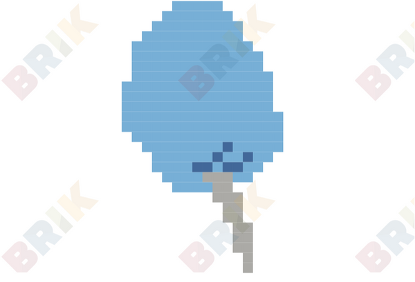 National Cotton Candy Day Pixel Art