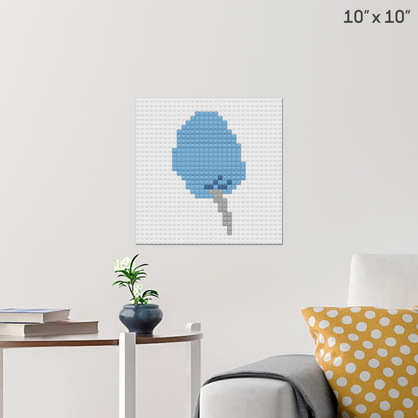 National Cotton Candy Day Brick Poster