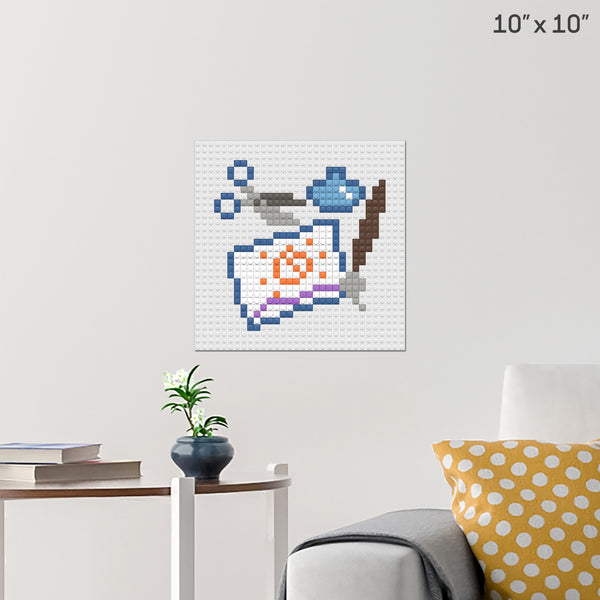 National Craft Month Brick Poster