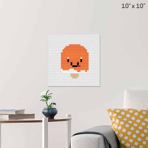 National Creamsicle Day Brick Poster
