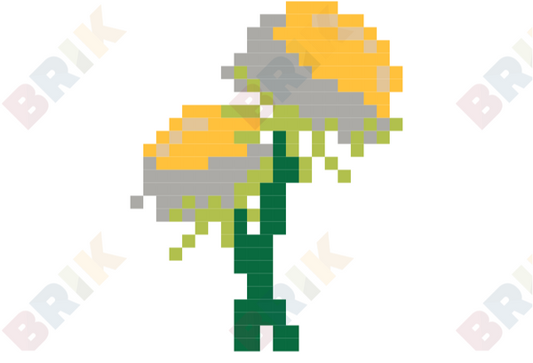 National Dandelion Day Pixel Art