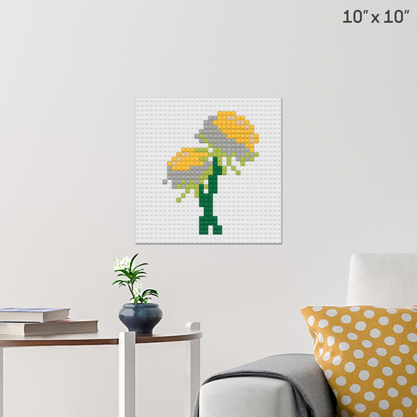 National Dandelion Day Brick Poster