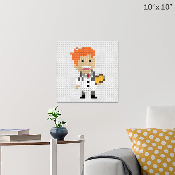 National Doctor's Day Brick Poster