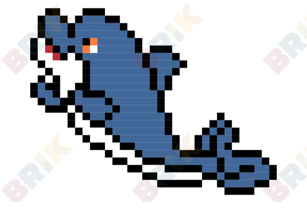 National Dolphin Day Pixel Art