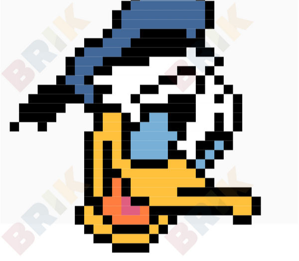 National Donald Duck Day Pixel Art