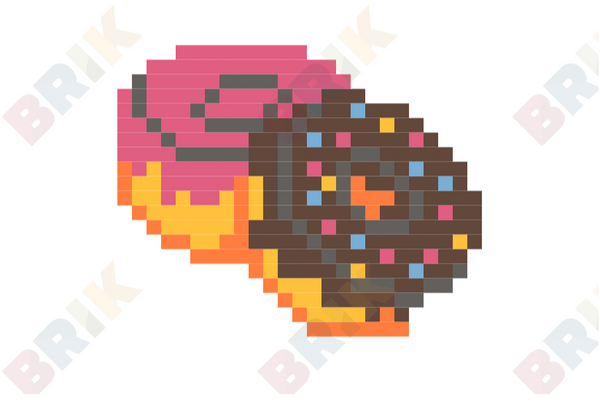 National Doughnut Day Pixel Art
