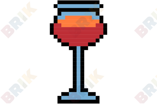 National Drink Wine Day Pixel Art