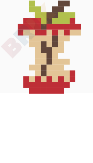 National Eat a Red Apple Day Pixel Art