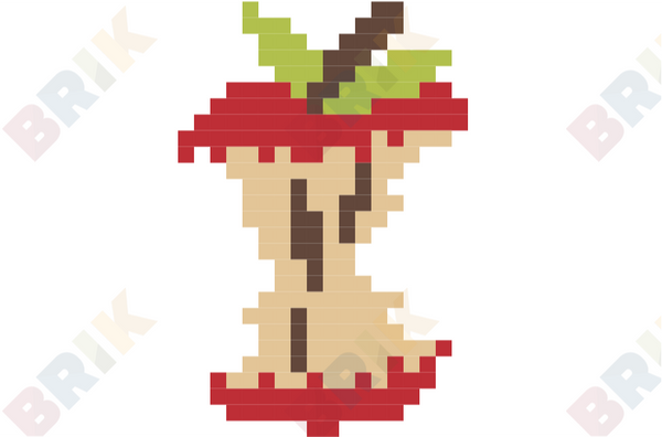 National Eat a Red Apple Day Pixel Art