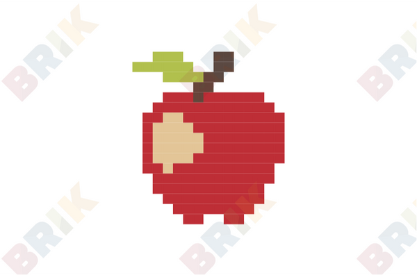 National Eat a Red Apple Day Pixel Art