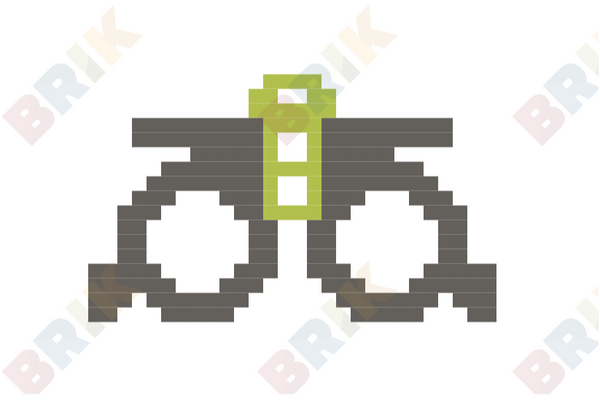 National Eye Exam Month Pixel Art
