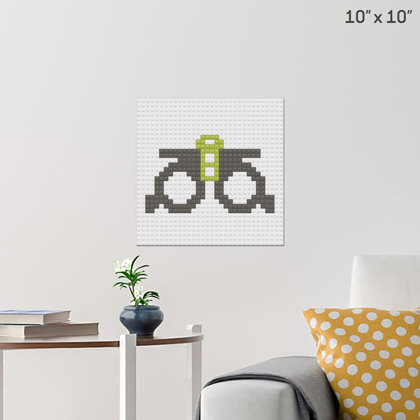 National Eye Exam Month Brick Poster