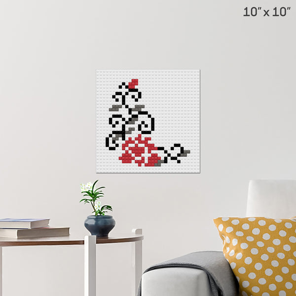 National Floral Design Day Brick Poster