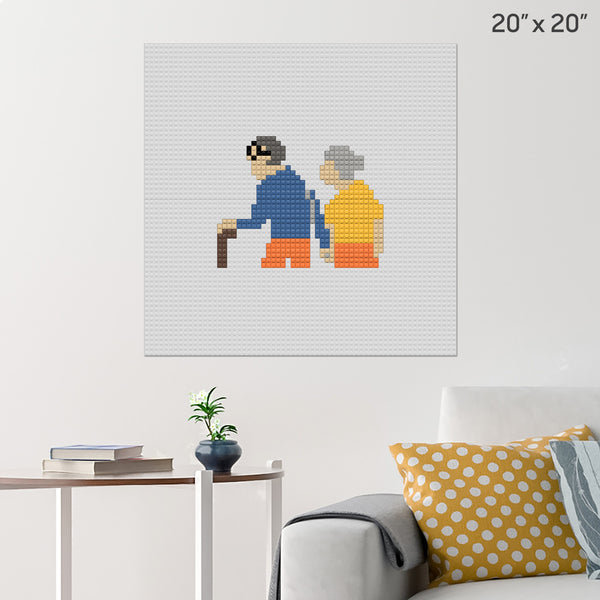 National Grandparents Day Brick Poster