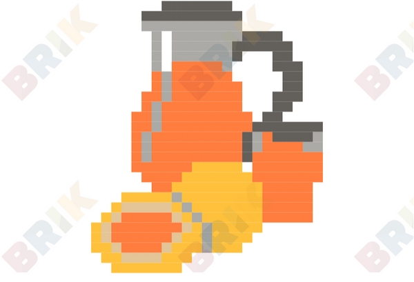 National Grapefruit Month Pixel Art